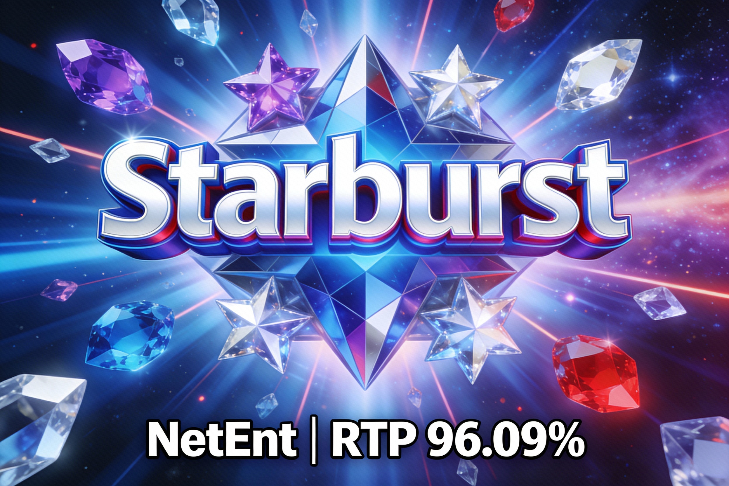 Starburst Slot - NetEnt | RTP 96.09%